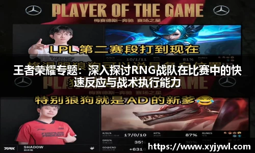 王者荣耀专题：深入探讨RNG战队在比赛中的快速反应与战术执行能力